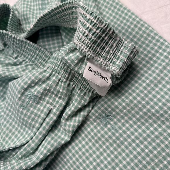 Green gingham capris vintage - Picture 2 of 7